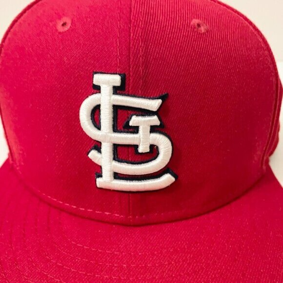 St Louis Cardinals Hat Men Size 7 1/2 New Era Official On Field Cap MLB - Picture 7 of 15